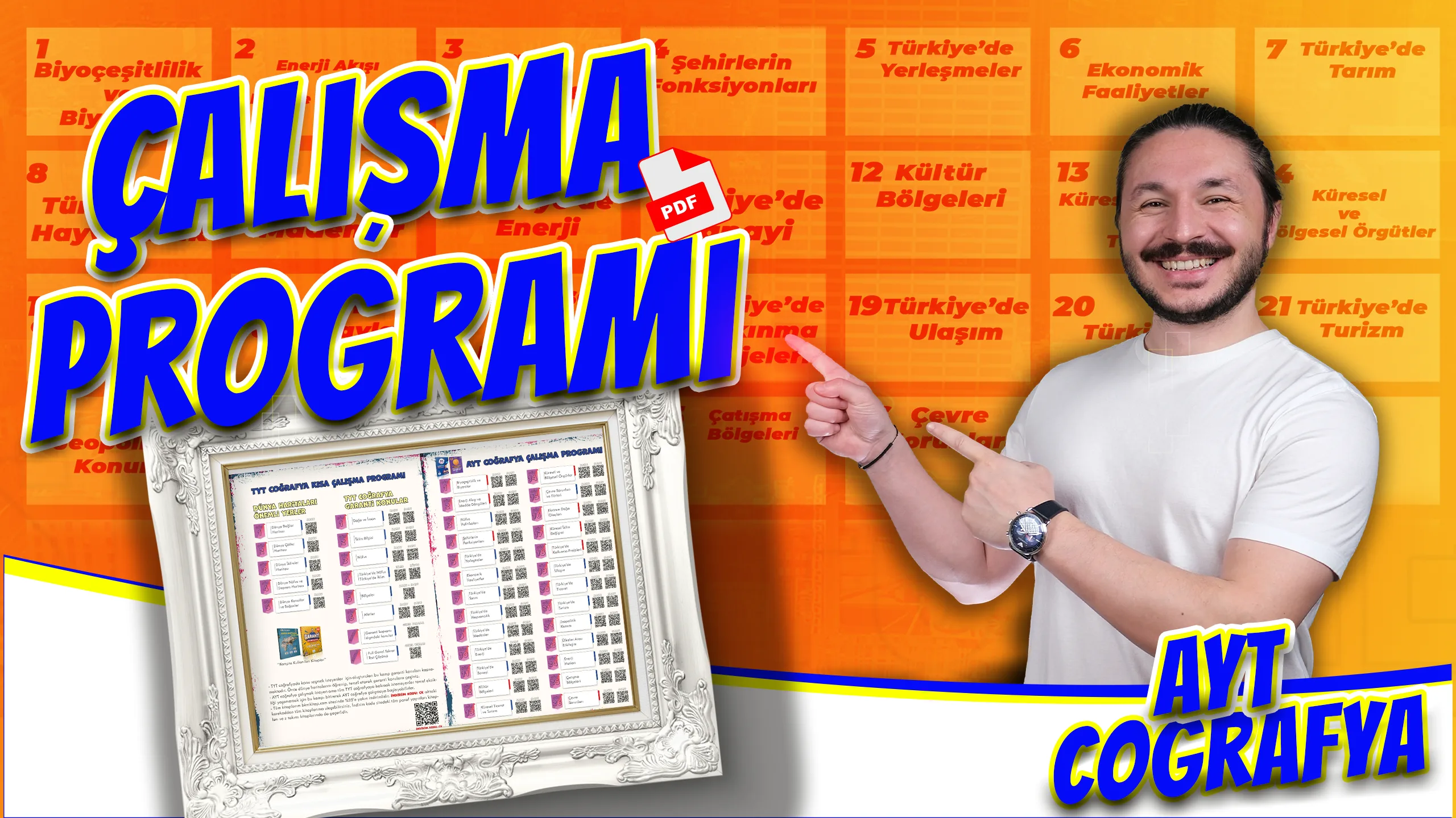 Coğrafyanın Kodları AYT Çalışma Programı - Kampta Kullanılan Kitaplar: Garanti Konular Kitap Linki (BKM...