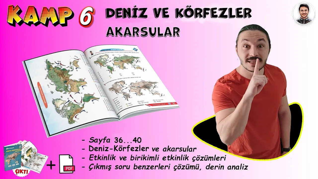 Coğrafyanın Kodları - Dünya Akarsular, Deniz Ve Körfezler Harita Bilgisi Çalışması - PDF'yi indirmek için tıklayın! COĞRAFYA DÜNYA AKARSULAR, DEN...