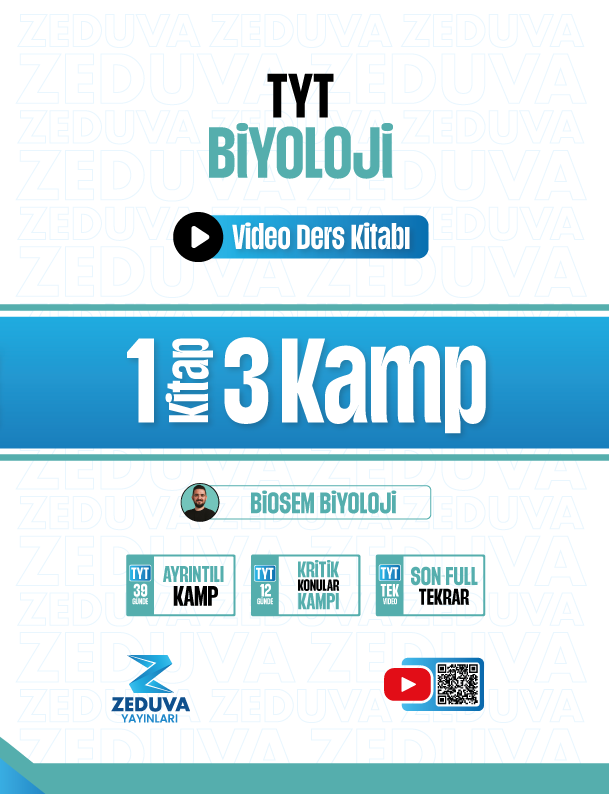 Biosem TYT Biyoloji 1 Kitap 3 Kamp Video Ders Kitabı
