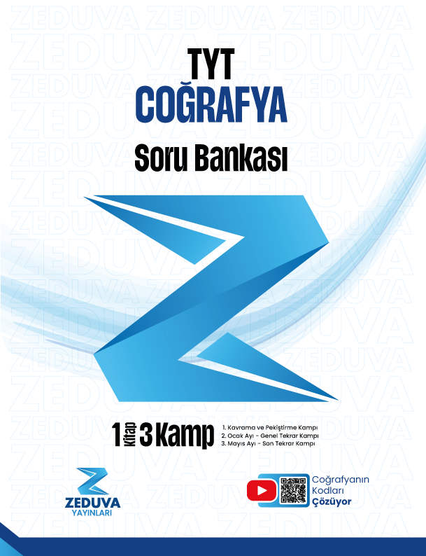 Coğrafyanın Kodları TYT Coğrafya 1 Kitap 3 Kamp Soru Bankası