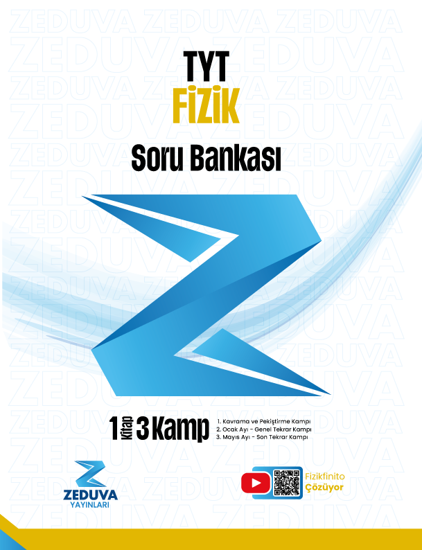 Zeduva Fizikfinito TYT Fizik 1 Kitap 3 Kamp Soru Bankası