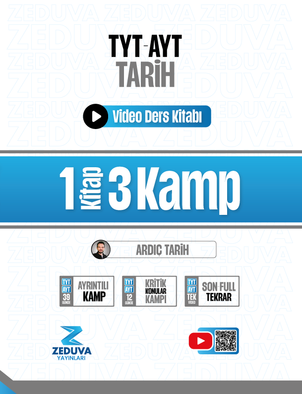Ardıç Tarih TYT-AYT Video Ders Kitabı - Zeduva Yayınları