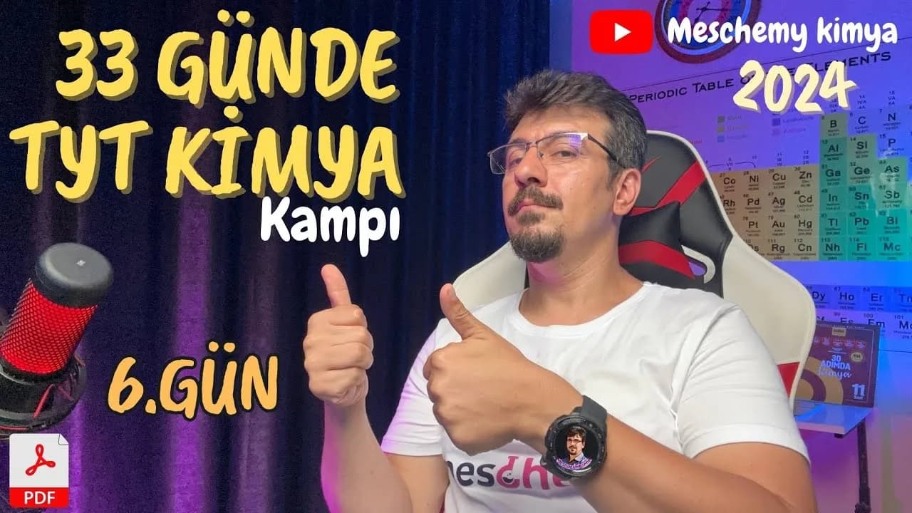 Meschemy Kimya – Atom ve Periyodik Sistem 3 Konu Anlatımı PDF