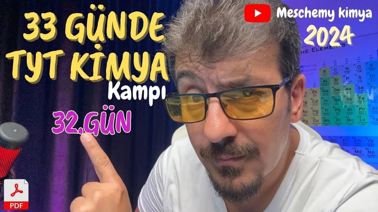 Meschemy Kimya – Kimya Her Yerde 1 Konu Anlatımı PDF