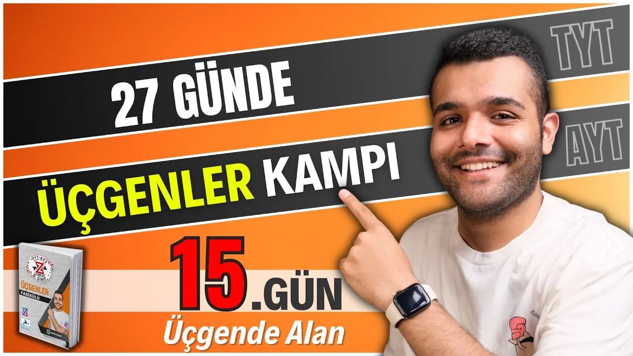 Merkeze Teğet Geometri TYT-AYT Geometri Üçgende Alan-2