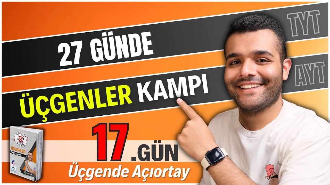 Merkeze Teğet Geometri TYT-AYT Geometri Üçgende Açıortay
