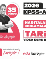 Sadettin Akyayla 2026 KPSS-AGS 35 Günde Haritalarla Kodlamalarla Tarih Video Ders Kitabı