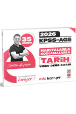 Sadettin Akyayla 2026 KPSS-AGS 35 Günde Haritalarla Kodlamalarla Tarih Video Ders Kitabı