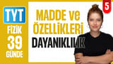 5.Gün: Dayanıklılık, Adezyon, Kohezyon, Kılcallık ve Yüzey Gerilimi video önizlemesi