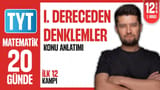 12.Gün: Birinci dereceden denklemler video önizlemesi