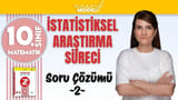 İstatistiksel Araştırma Süreci Soru Çözümü-2 video önizlemesi
