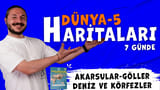 Dünya akarsular- denizler ve göller harita bilgisi çalışması video önizlemesi