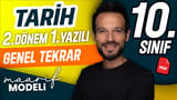Tarih 10.Sınıf 2.Dönem 1.Yazılı Genel Tekrarı video önizlemesi