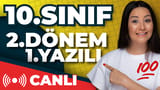 Türkçe 10.Sınıf Ortak Yazılı Canlı Yayın Prova - II video önizlemesi