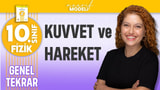10. Sınıf Fizik Kuvvet Hareket Ünite Genel Tekrar Testi video önizlemesi