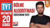9.Gün: Bölme Algoritması Çözüyorum Testi video önizlemesi