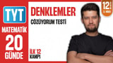 12.Gün: Denklemler Çözüyorum Testi video önizlemesi