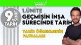 1.Gün: Tarih Öğrenmenin Faydaları video önizlemesi