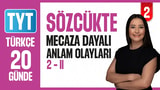 Sözcükte Mecaza Dayalı Anlam Olayları video önizlemesi