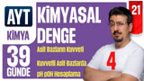 39 Günde AYT Kimya Kampı | Kimyasal Denge -4 | 21.GÜN | Zeduva video önizlemesi