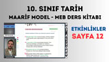 10. Sınıf Tarih Ders Kitabı Etkinlikleri - Sayfa 12 (MEB) video önizlemesi