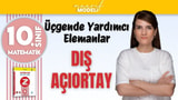 Dış Açıortay - Üçgende Yardımcı Elemanlar video önizlemesi