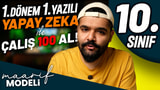 Yapay Zeka ile 10. Sınıf 1. Dönem 1.Yazılıdan 100 AL | Notebook LM video önizlemesi