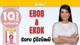 EBOB-EKOK Soru Çözümü video önizlemesi