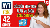 22.Gün: Düzgün Elektrik Alan ve Sığa Soru Çözümü video önizlemesi