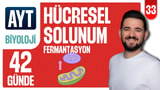 33.Gün: Hücresel solunum Fermantasyon Soru Çözümü video önizlemesi