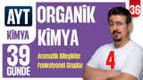 39 Günde AYT Kimya Kampı | Aromatik Bileşikler-Fonksiyonel Gruplar | 36.GÜN | Zeduva video önizlemesi