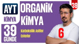 39 Günde AYT Kimya Kampı | Karboksilik asitler-Esterler | 39.GÜN-1.Ders | Zeduva video önizlemesi