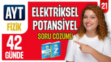 21.Gün: Elektriksel Potansiyel Soru Çözümü video önizlemesi