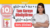 Tam Kare Forma Dönüştürme Soru Çözümü video önizlemesi