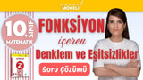 Fonksiyon Denklem ve Eşitsizlikleri Soru Çözümü video önizlemesi