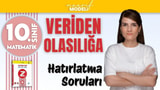 Veriden Olasılığa - Hatırlatma Soruları video önizlemesi