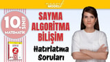 Sayma, Algoritma ve Bilişim- Hatırlatma Soruları video önizlemesi