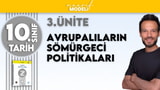 10. Sınıf Tarih / 3. Ünite - Avrupalıların Sömürgeci Politikaları - Zeduva video önizlemesi