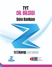 Zeduva Yayınları-TYT Dil Bilgisi  Soru Bankası-Türkçe Saati kitap kapağı