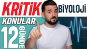 12 Günde TYT Biyoloji Kritik Konular Kampı