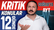 AYT Coğrafya Kritik Konular Kampı