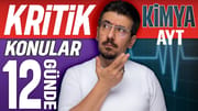 AYT Kimya Kritik Konular Kampı