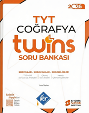 TYT Twins Coğrafya Soru Bankası kitap kapağı