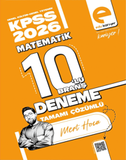 Mert Hoca 2026 KPSS Matematik 10'lu Branş Deneme kitap kapağı
