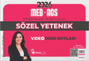 Öznur Saat Yıldırım MEB-AGS Sözel Yetenek Video Ders Notları kitap kapağı