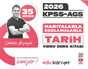 Tarihin Kodları 2026 KPSS-AGS 35 Günde Haritalarla Kodlamalarla Tarih Video Ders Kitabı kitap kapağı