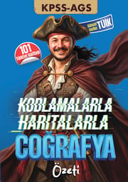 Coğrafyanın Kodları KPSS - AGS Kodlamalarla Haritalarla Coğrafya Özeti Cep Kitabı kitap kapağı