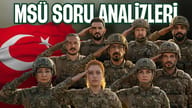 MSÜ | 2025-2018 Soru Analizleri