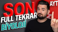 AYT - Biyoloji Son Full Tekrar