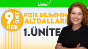 9.Sınıf Fizik Maarif Modeli